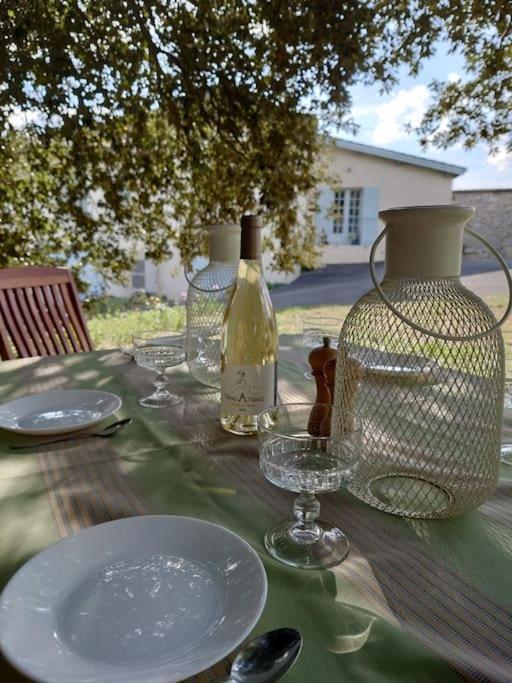 Entre Pierre Et Vigne - Charming Former Winery Farmhouse With Hot Tub & Swimming Pool Monestier  Eksteriør bilde